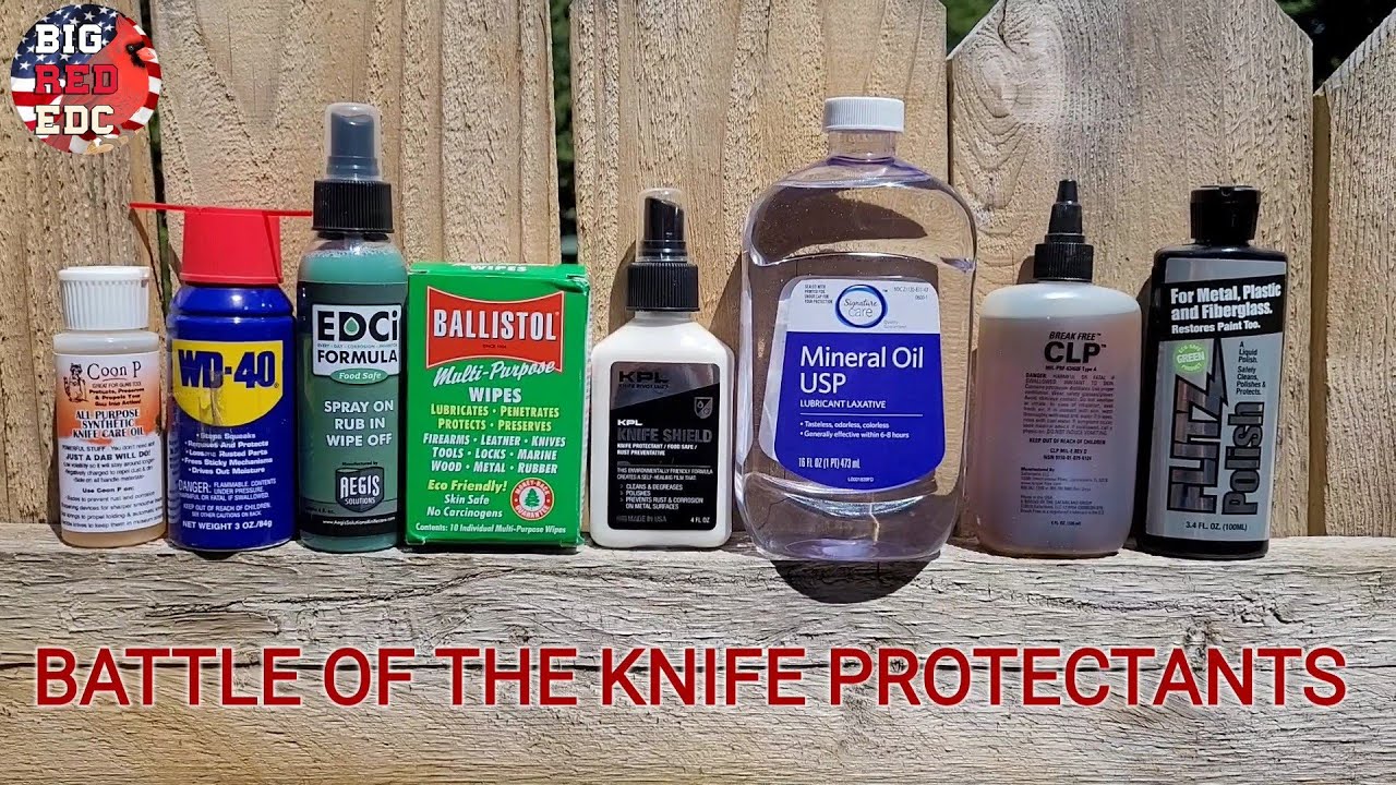 Battle Of The Knife Protectants : Meet Our Warriors Against Rust and Corrosion