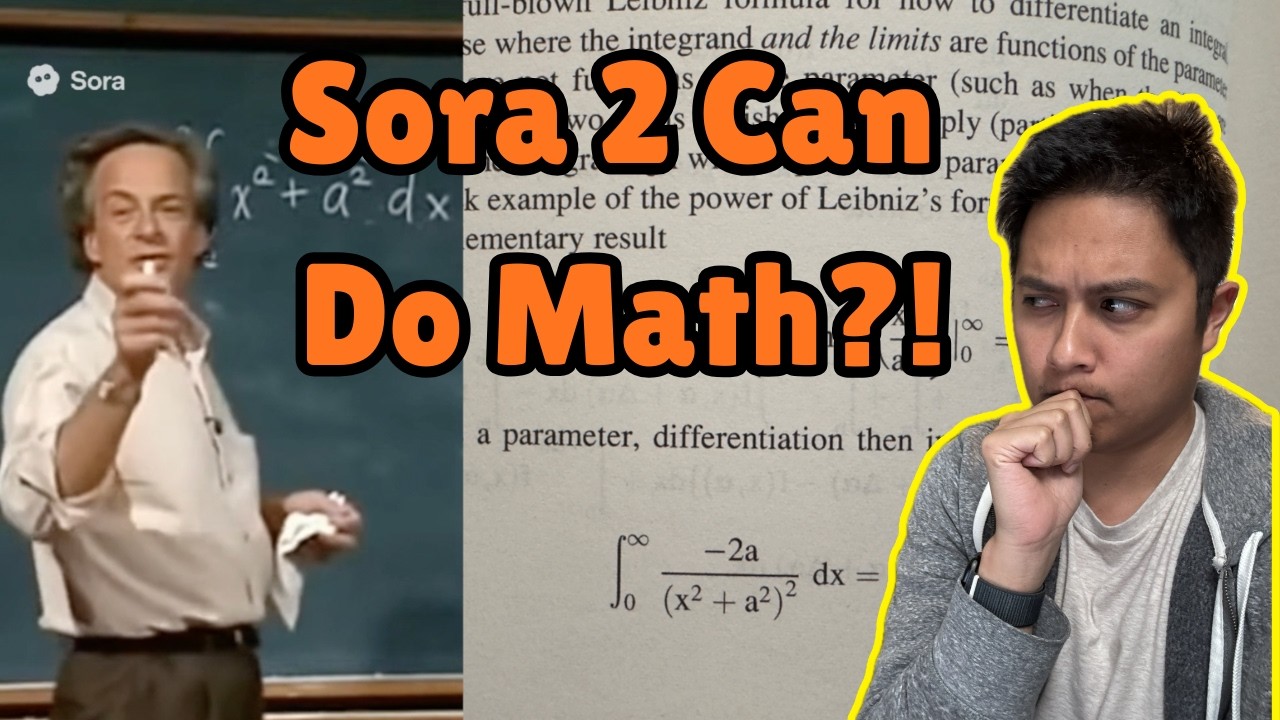 Может ли Sora 2 выполнить ваше домашнее задание по математике/физике?
