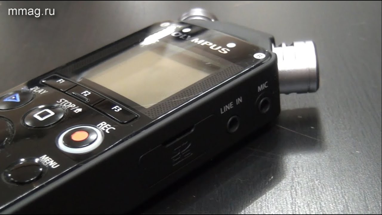 Olympus LS -14 Общий обзор диктофона.