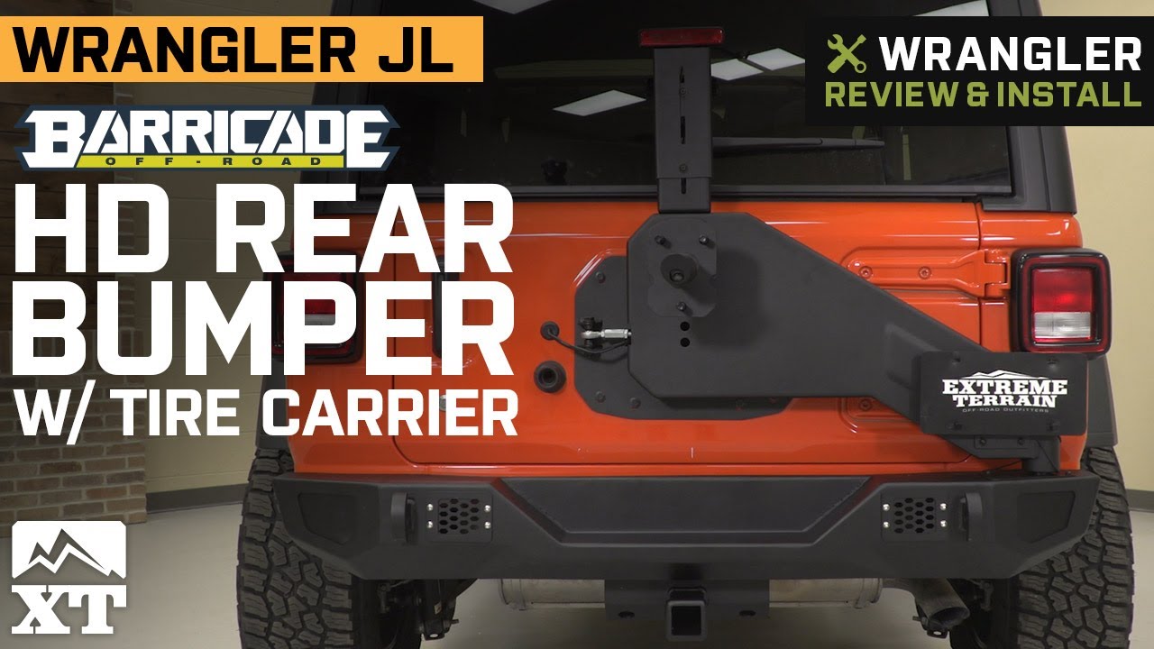 Jeep Wrangler JL Barricade HD Rear Bumper w/ Tire Carrier Review & Install
