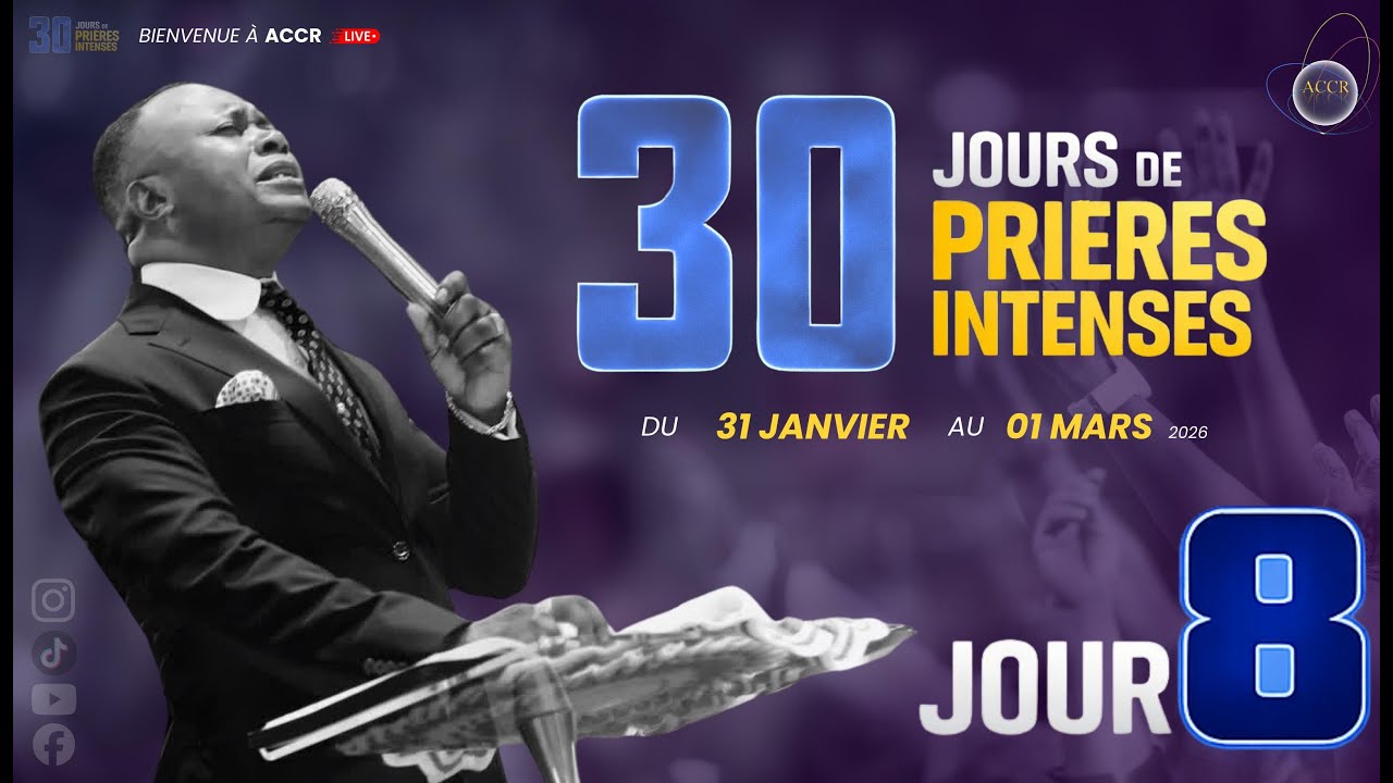 30 JOURS DE PRIÈRES - JOUR 8 I SAMEDI 07 FÉVRIER 2026 I ÉVANGÉLISTE JP MAKANZU