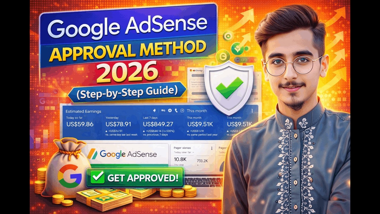 Google AdSense Approval Method 2026 (Step-by-Step Guide)