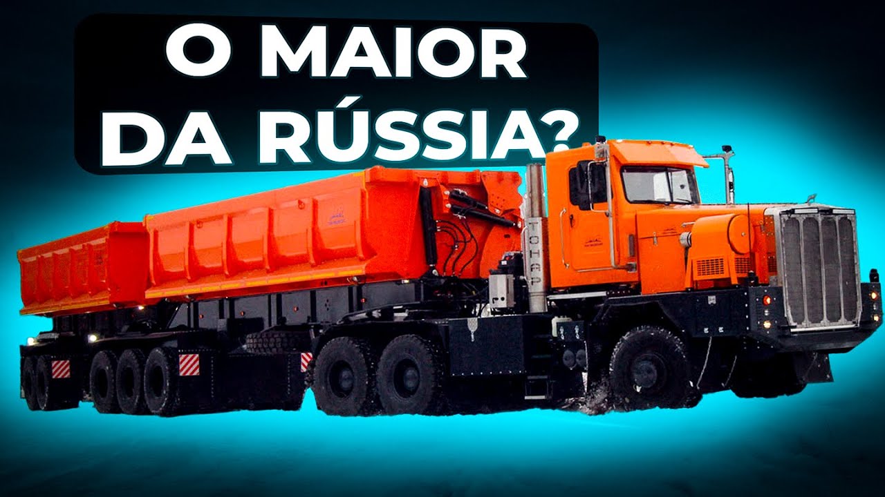 Por que a Rússia criou um caminhão de 30 rodas para uma única estrada (TONAR 7502)
