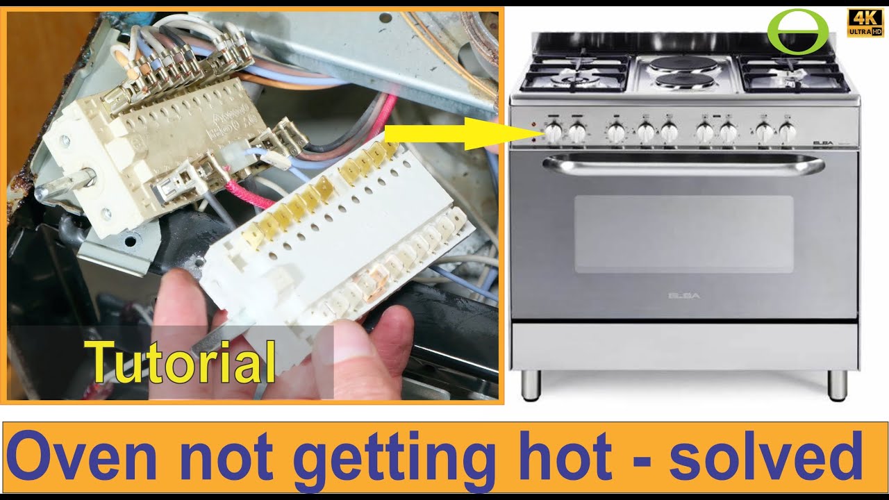 Oven is not heating up but its not the element - how to fault trace - Selector switch fault