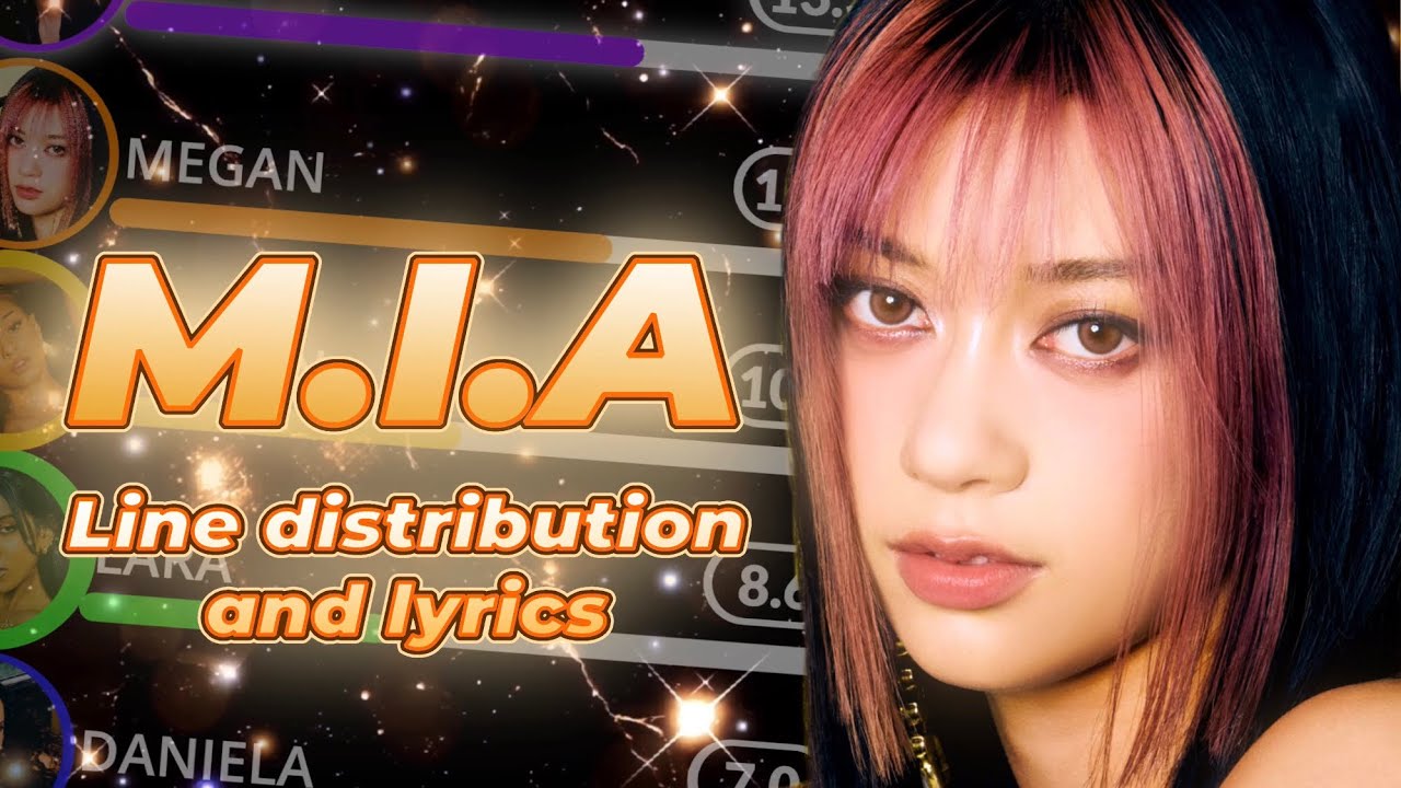 KATSEYE M.I.A | LINE DISTRIBUTION + COLOR CODED LYRICS + KARAOKE