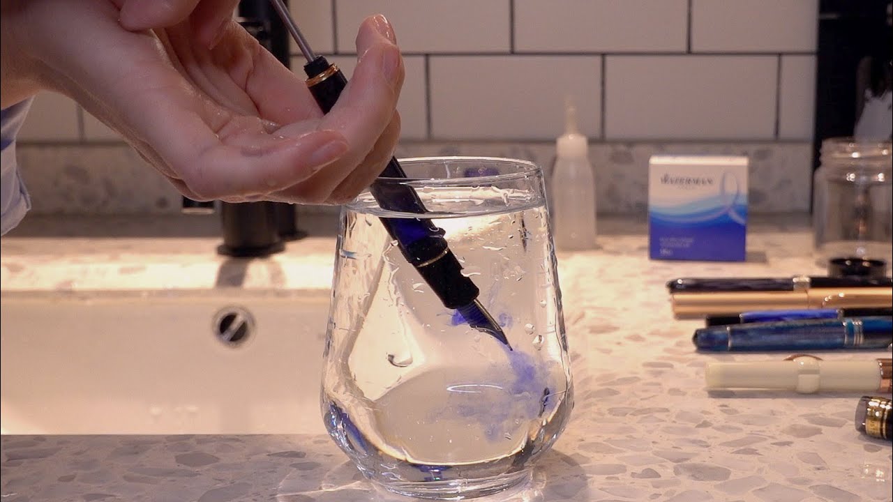 #6 [Eng sub] 만년필 세척 방법(컨버터/카트리지/필러) How to clean/refill a fountain pen(converter/cartridge/filler)