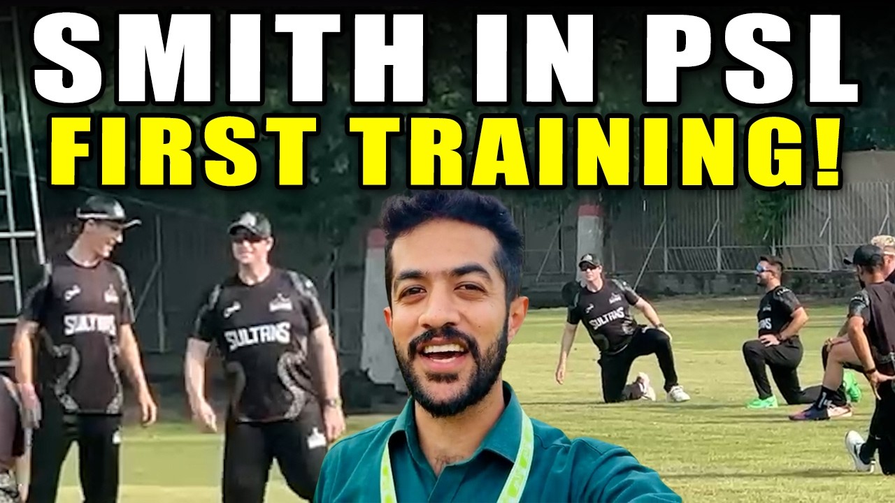 Steve Smith&rsquo;s FIRST PSL Training 😍 | Islamabad United Camp Full of Fun!