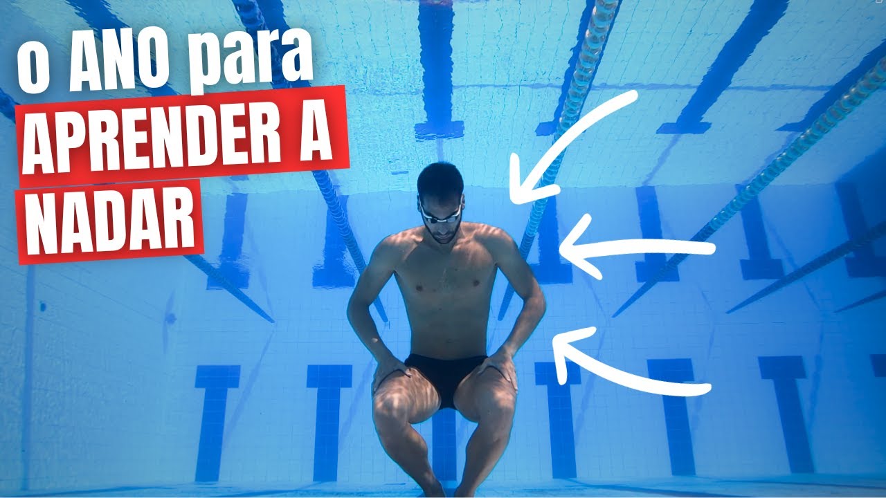 O que fazer para aprender a nadar ainda esse ano