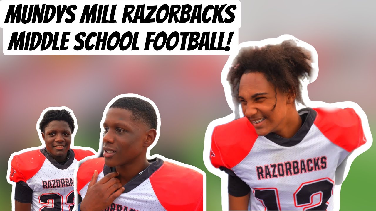Mundys Mill Razorbacks Middle School Football!