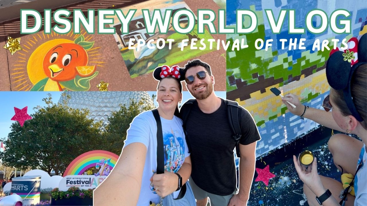 We Tried EPCOT Festival of the Arts 2026.. Is it Worth It? | Full Day Vlog 🎭🎨🖼️🖌️🌈💜