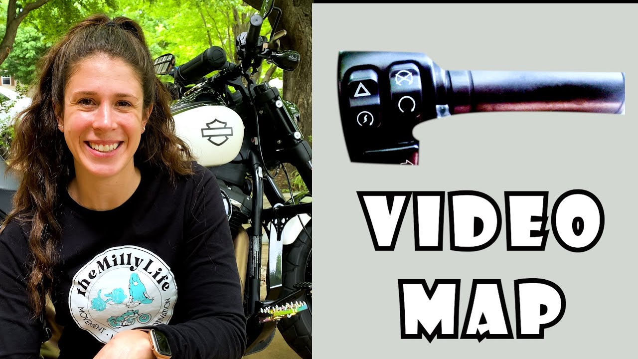 Harley Davidson Fat Bob 114 - Handlebar Controls Virtual Map