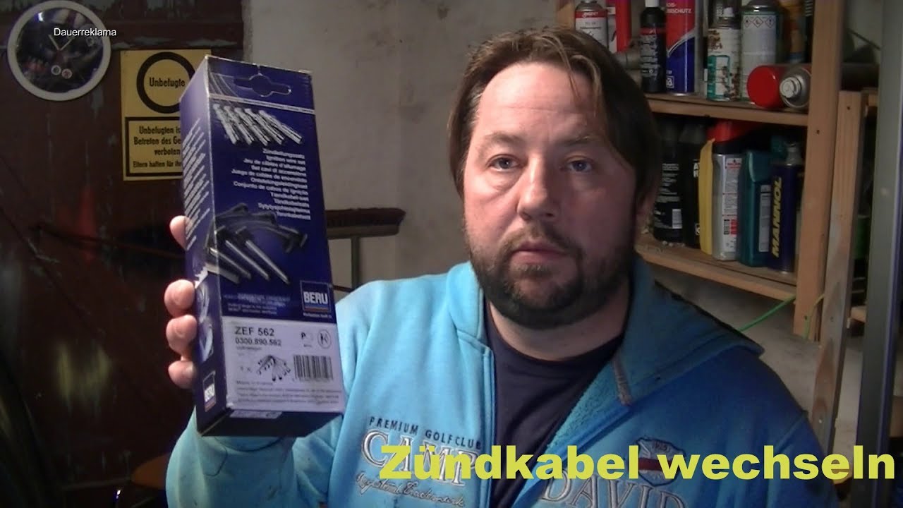 VW Polo 86C  Z&uuml;ndkabel wechseln Tutorial