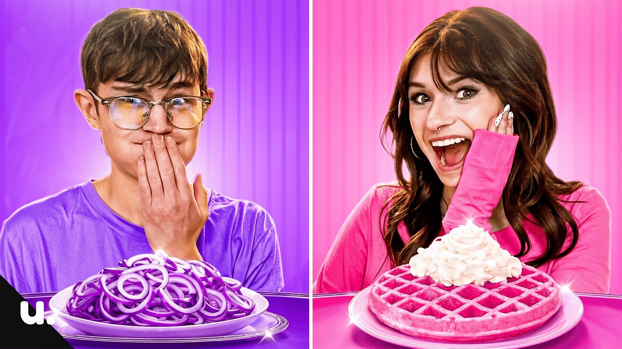 EATING ONE COLOUR FOR 24 HOURS
