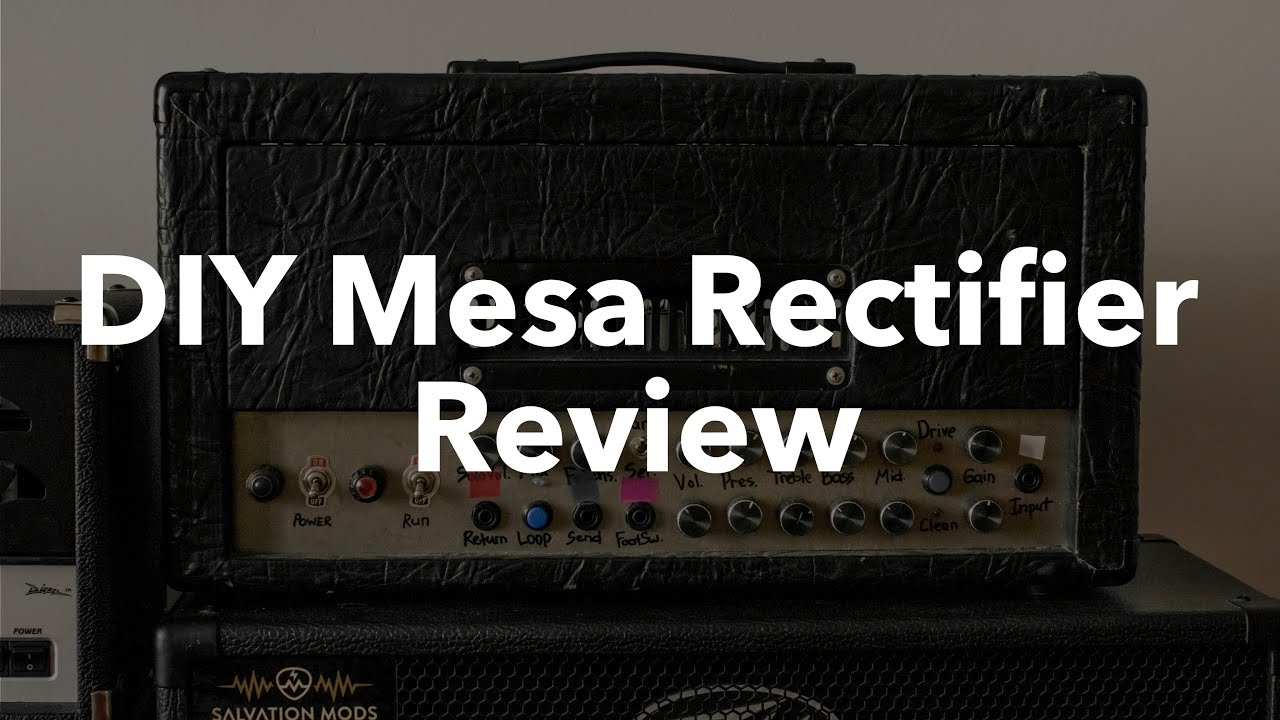 Видеообзор на самодельный Mesa Dual Rectifier (My Mesa Rectifier Clone Review)