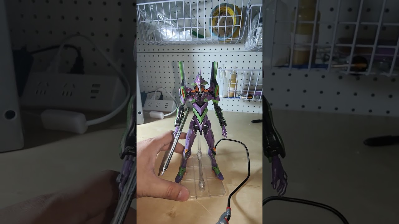 RG Evangelion Unit-01 Custom Paint | Pearl Finish Build #gundam #nugundam #gundammodelkits #modelkit