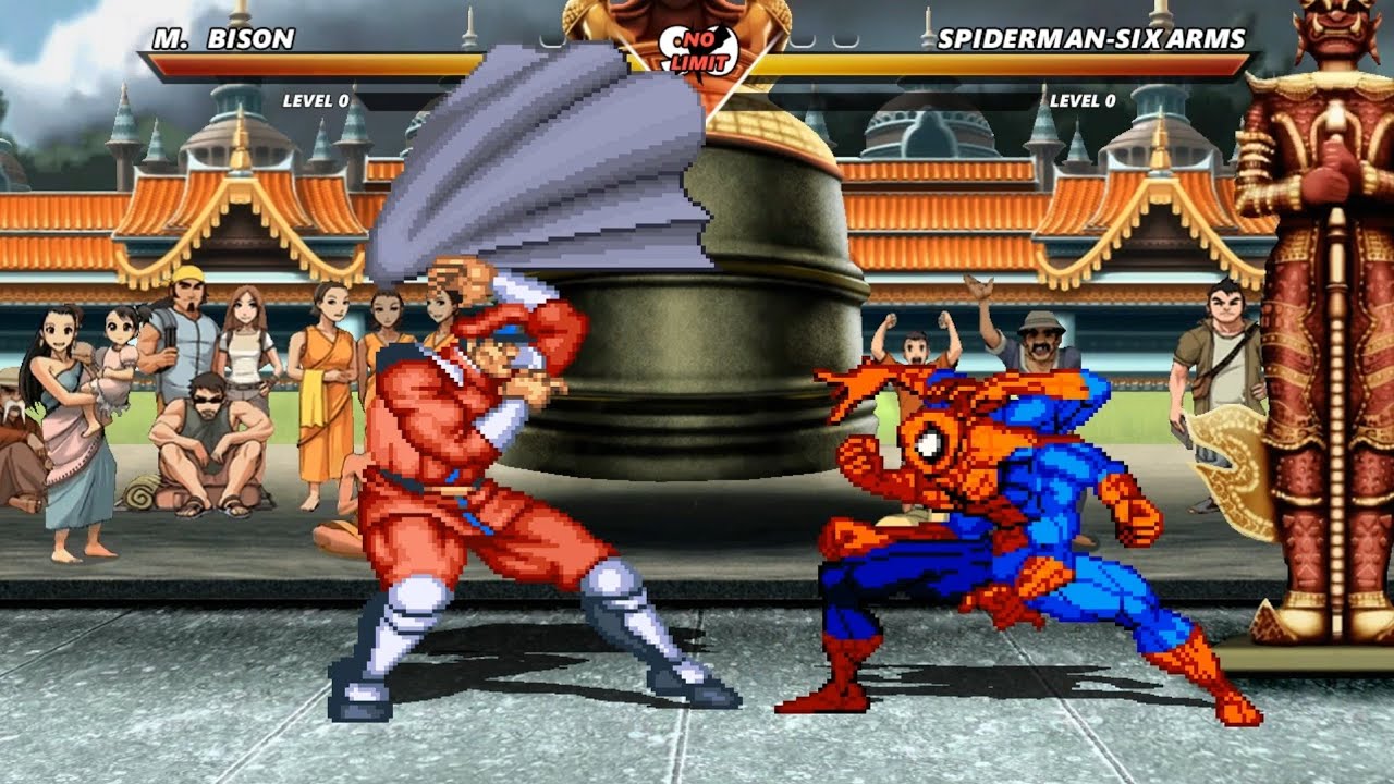 M.BISON vs SPIDERMAN SIX ARMS - The most epic fight ever made!