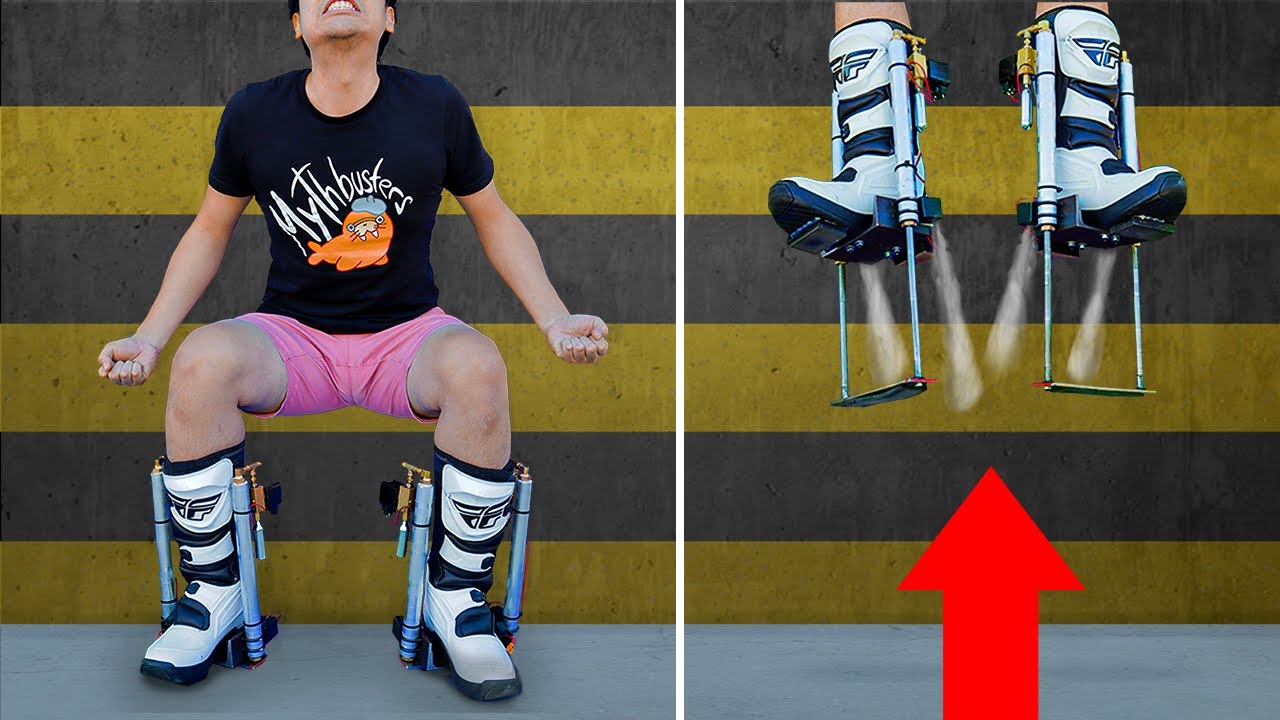 Making shoes to jump 200% higher