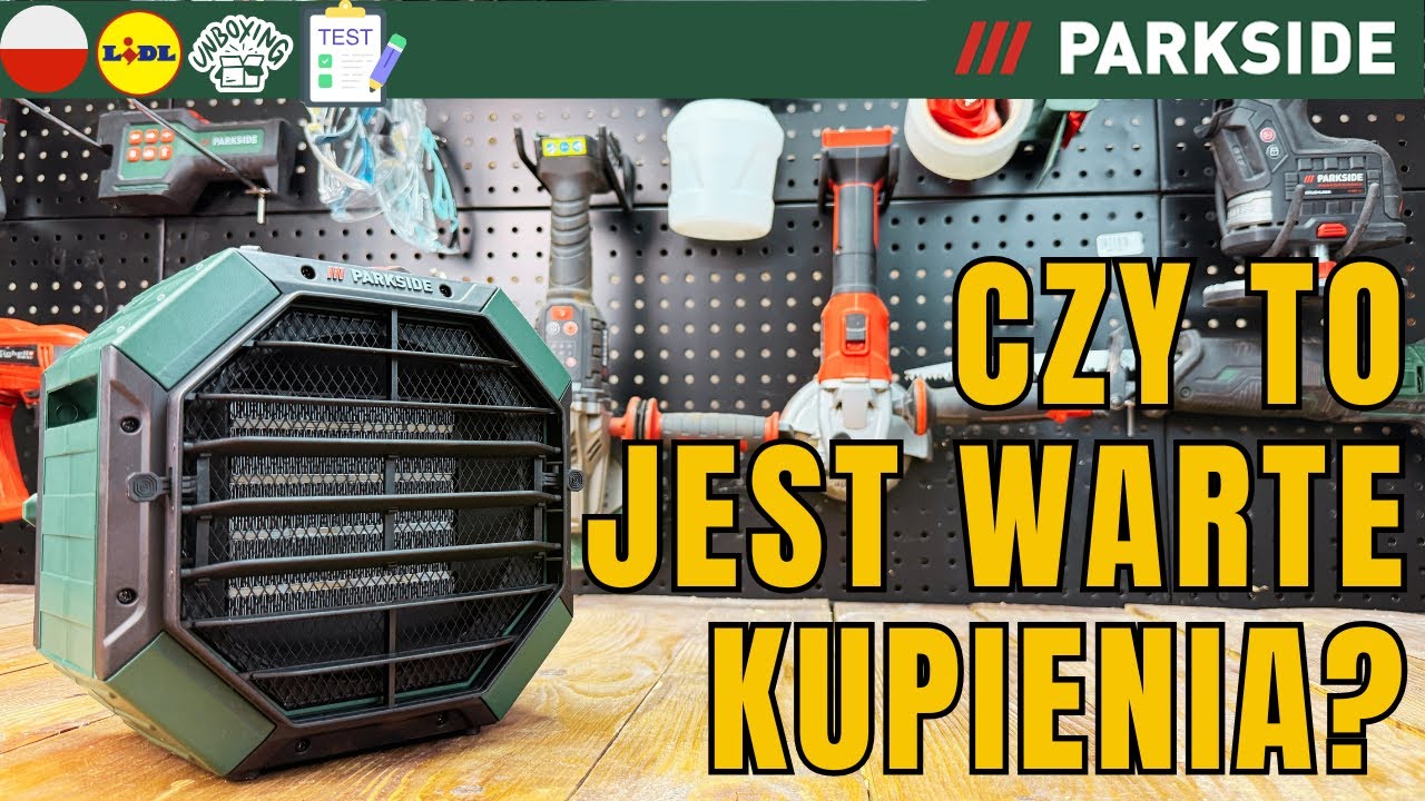 CERAMICZNY TERMOWENTYLATO Parkside PKH 2000 D2 POLSKA POLSKI LIDL