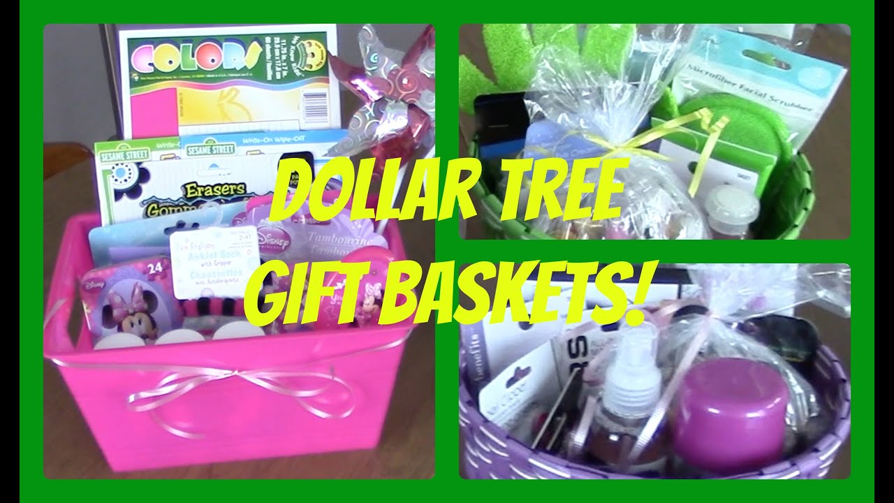 DIY Dollar Tree Gift Baskets | 4 Affordable Gifts!