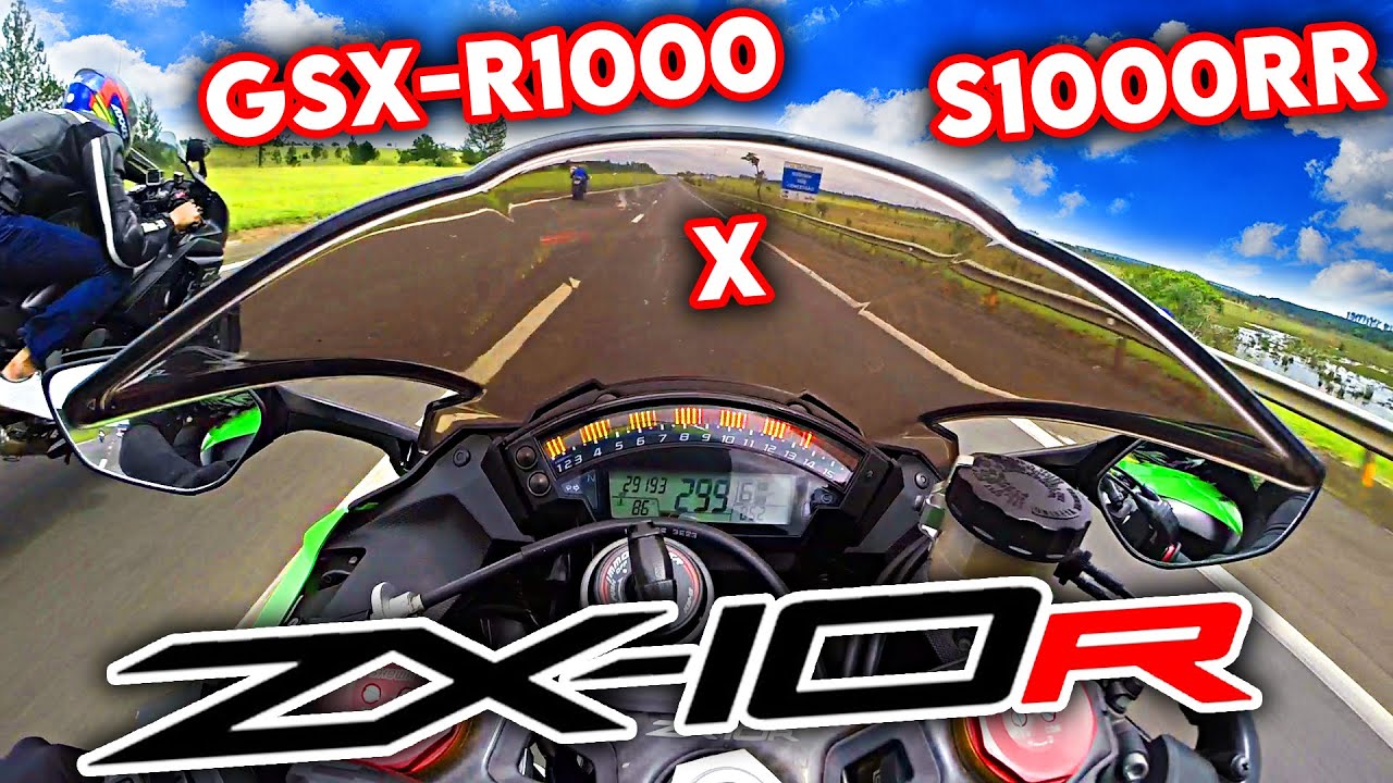 KAWASAKI NINJA ZX-10R! PRIMEIRO 299 DA MINHA VIDA COM A ZX10R