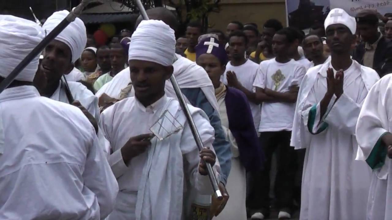 Ethiopian Timkat procession  in Addis Abeba  Ethiopia 1