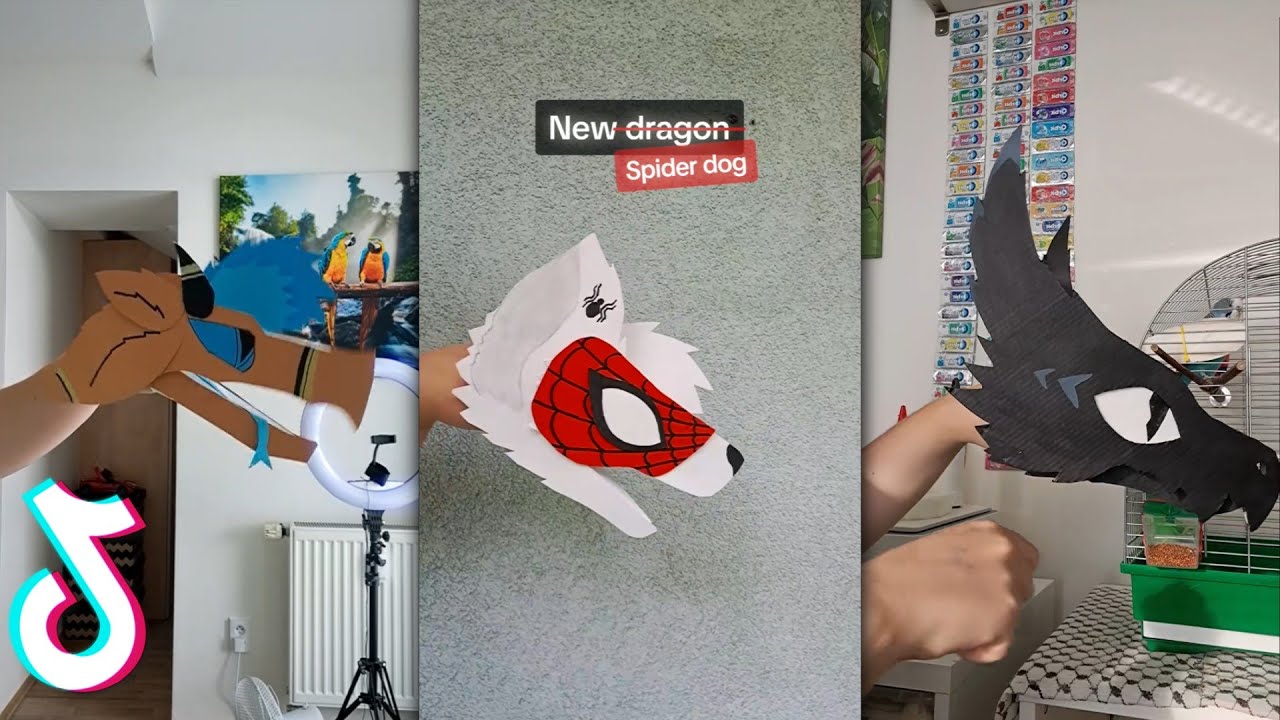 💀THE AMAZING Paper Dragon Edits 🔥Dragon Puppet TIKTOK Compilation😍 #9