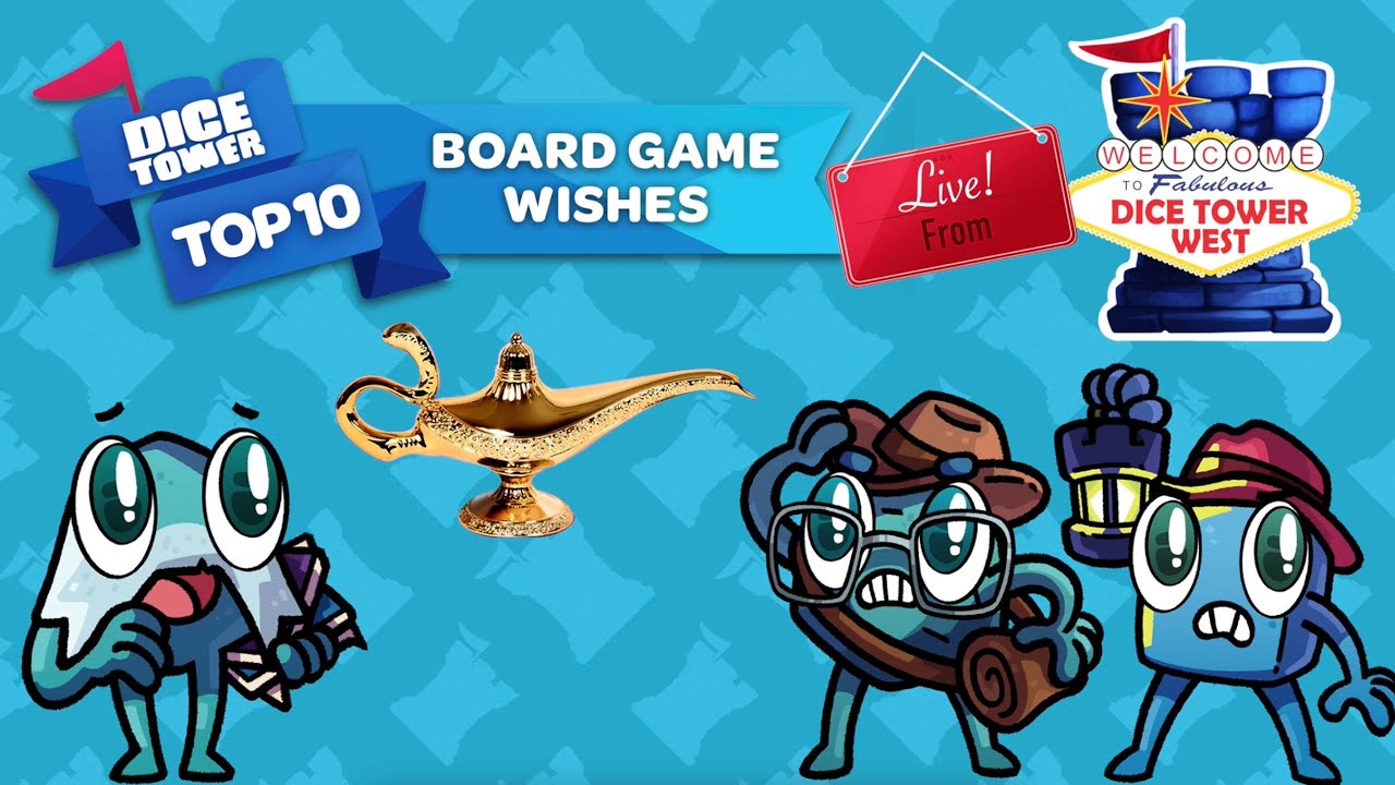 Top 10 Board Game Wishes - Live From Dice Tower West 2025