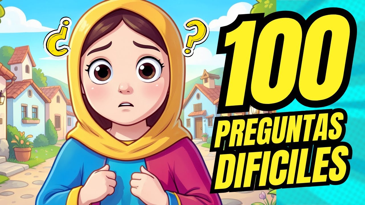 100 PREGUNTAS BÍBLICAS DIFÍCILES 😱❓EL MAYOR DESAFÍO DE LA BIBLIA PARA CRISTIANOS