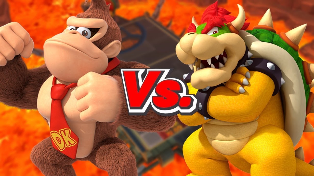 Mario Sports Mix - Donkey Kong/Mario Vs. Bowser/Wario (Basketball)