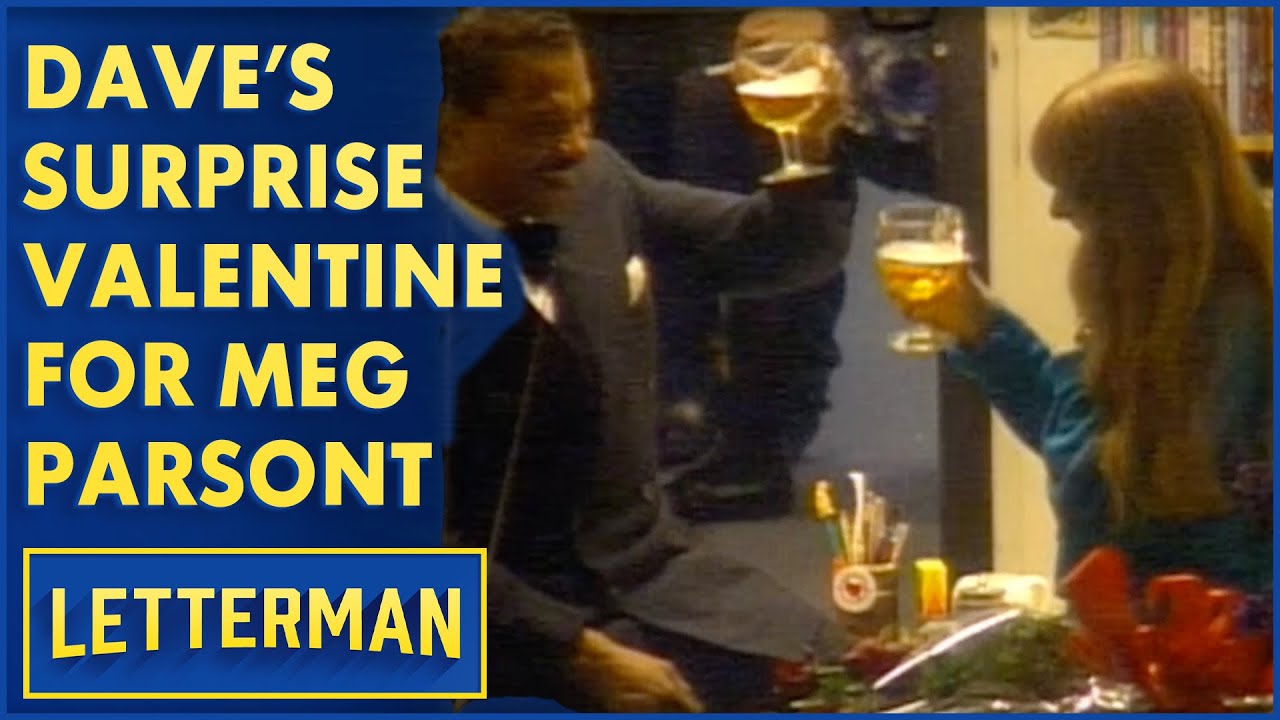 Dave Sends Billy Dee Williams To Meg Parsont For Valentine's Day | Letterman