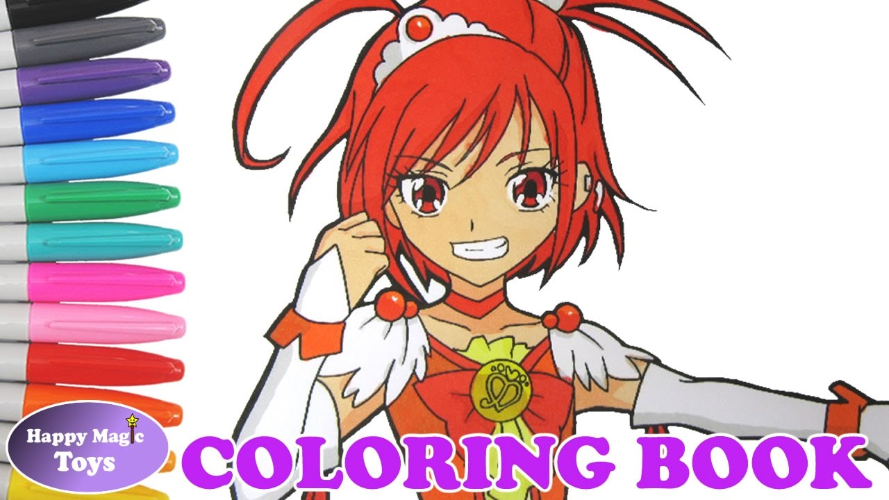 Glitter Force Glitter Sunny coloring Smile Precure! Cure Sunny coloring page