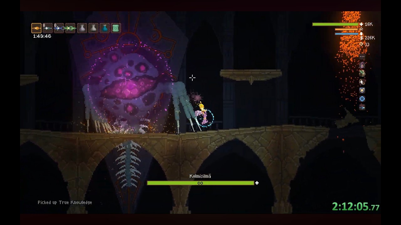 Noita Seeded NG+28 Speedrun (2:13:55.53)