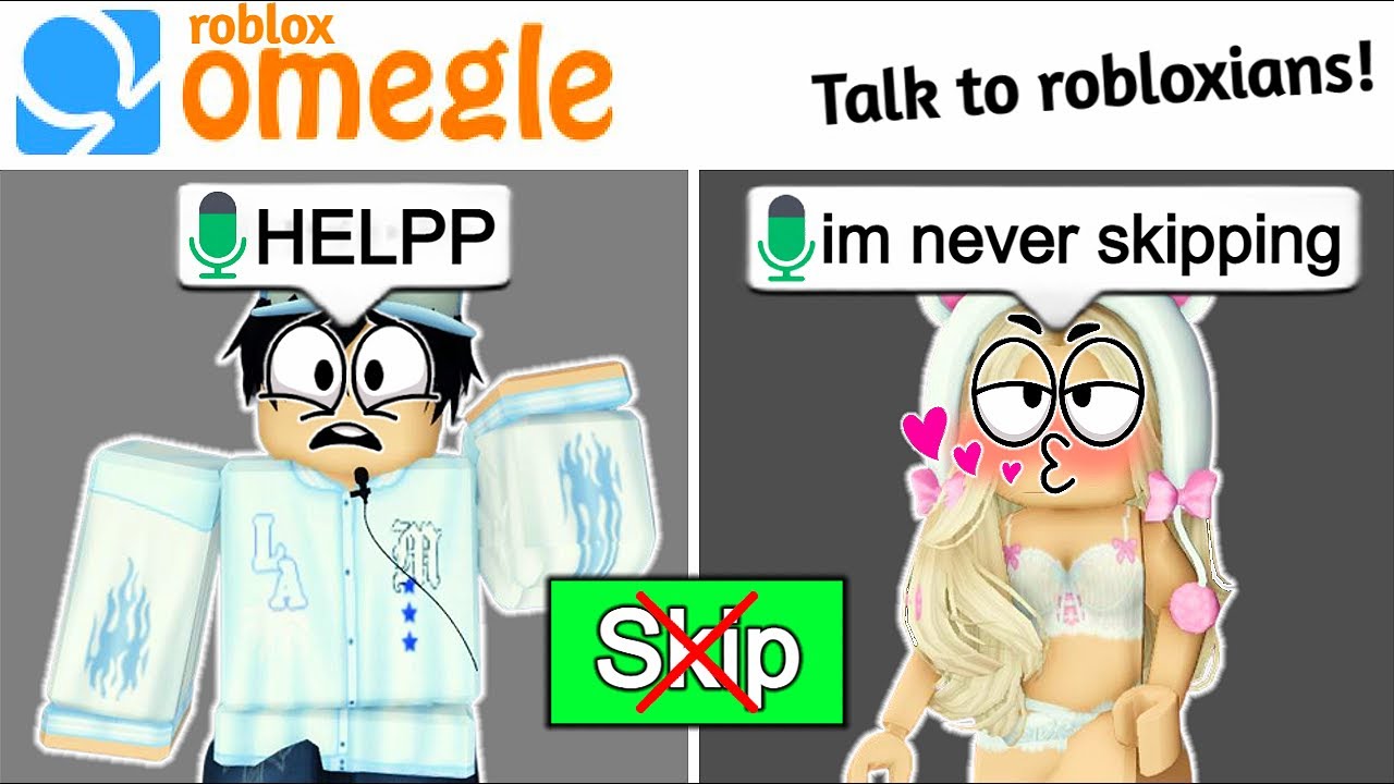 ГОЛОСОВОЙ ЧАТ в Roblox Omegle... Но я не могу ПРОПУСТИТЬ НИКОГО 2