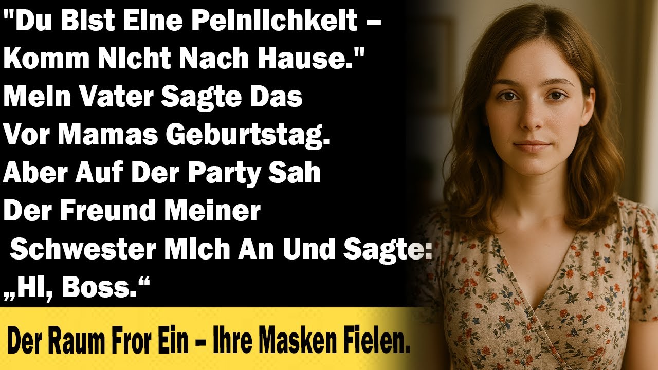 Mein Vater Verbannte Mich Vom Geburtstag, Doch Der Blick Meiner Schwester’s Freundes War Alles!