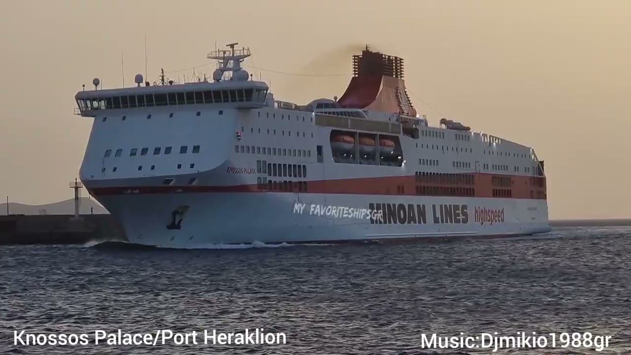 Knossos Palace, Arrival, Port Heraklion 2025