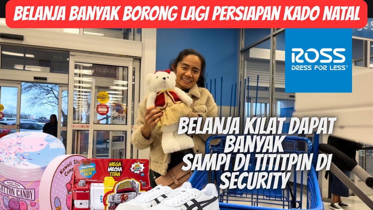  Belanja kado natal toko rame troli penuh sampe ditiripin security 