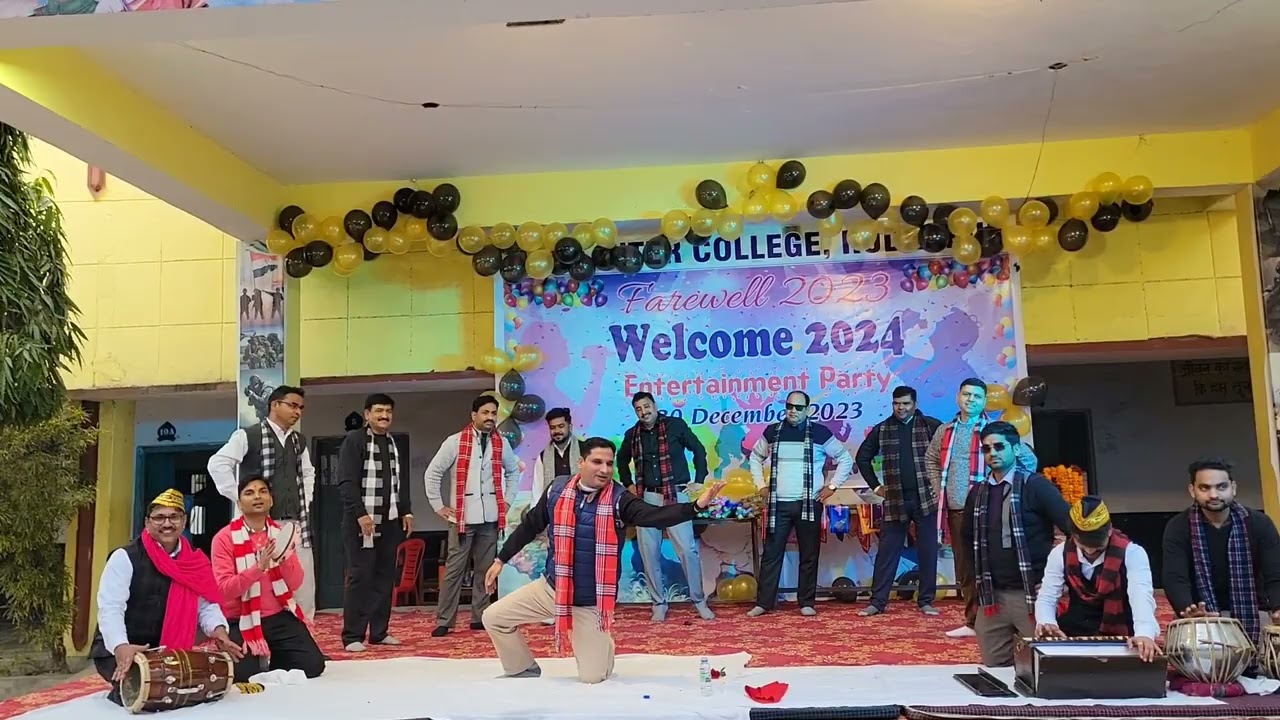 Parda Hai Parda, by teachers, farewell 23 Janata Inter College uttarakhand