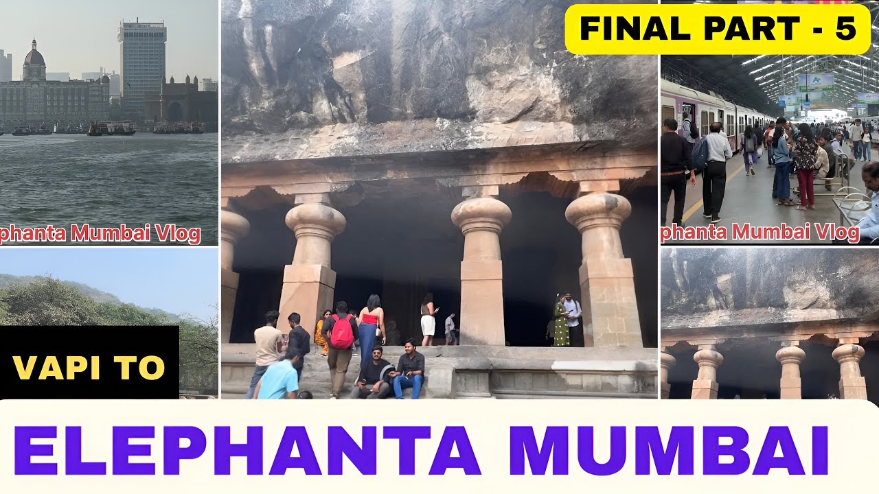 एलिफैंटा गुफाएँ अंदर से 🗿🔥 | 1500 साल पुरा इतिहास + वापसी में मस्ती | पार्ट 5 (Final)@yadavnahar 