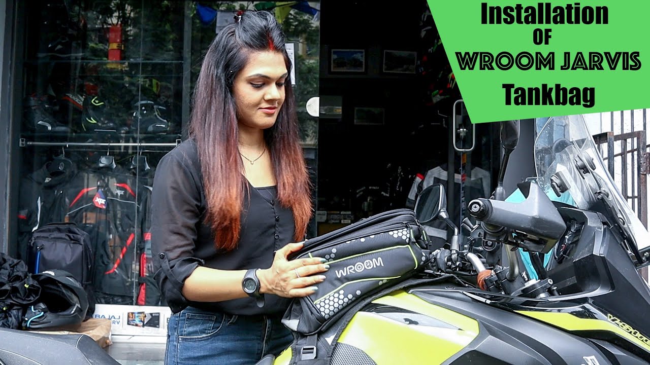 Wroom Jarvis Universal Tank bag Installation | #WROOMGears