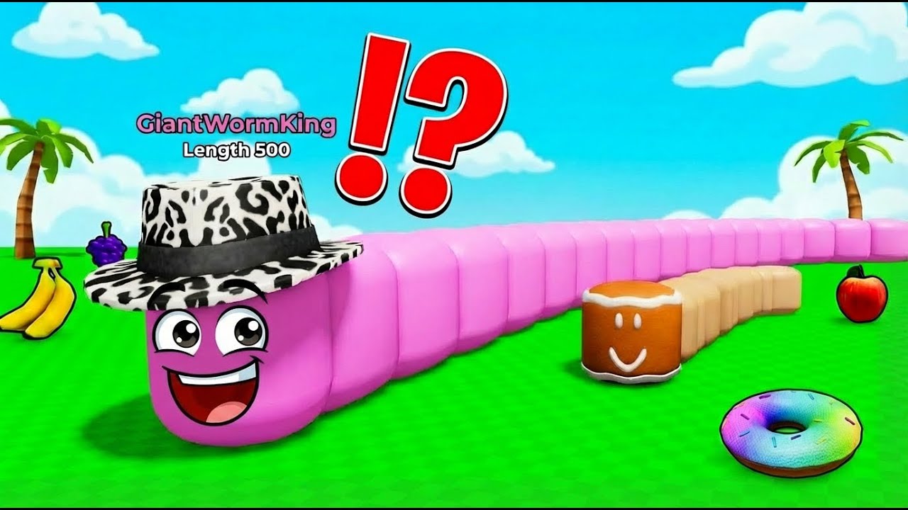 Evolving to a GIANT worm in Roblox