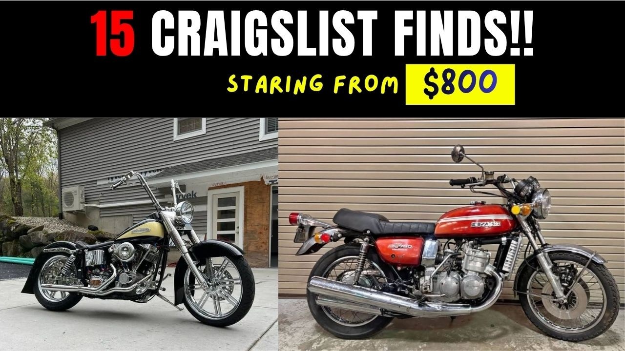 15 винтажных и классических мотоциклов на продажу в 2026 году | Находки на Craigslist