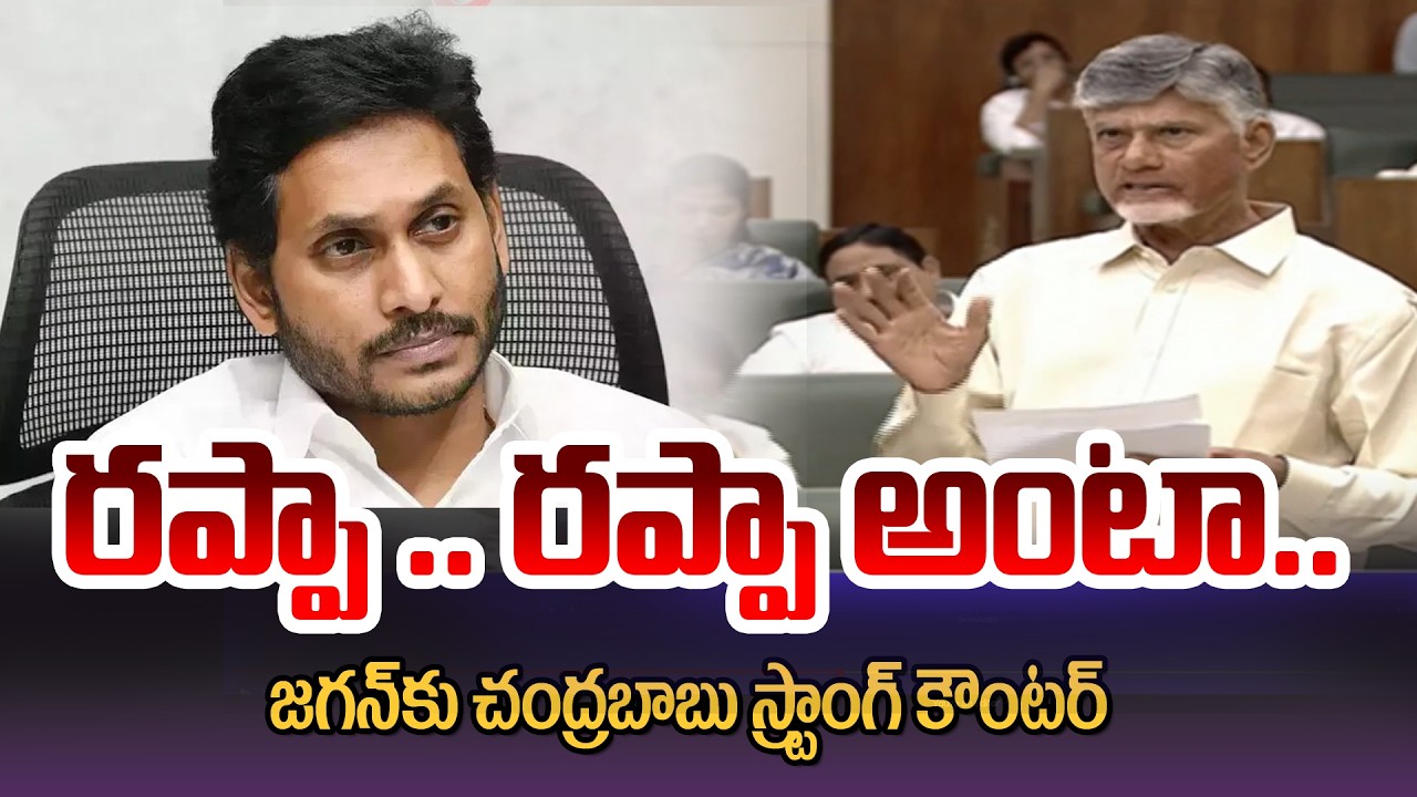 CM Chandrababu Strong Counter to Jagan And YSRCP Leaders | Tirumla Laddu | TV5 News