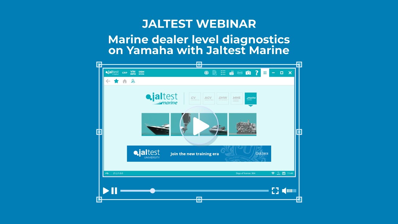JALTEST WEBINAR | Marine dealer level diagnostics on Yamaha with Jaltest Marine