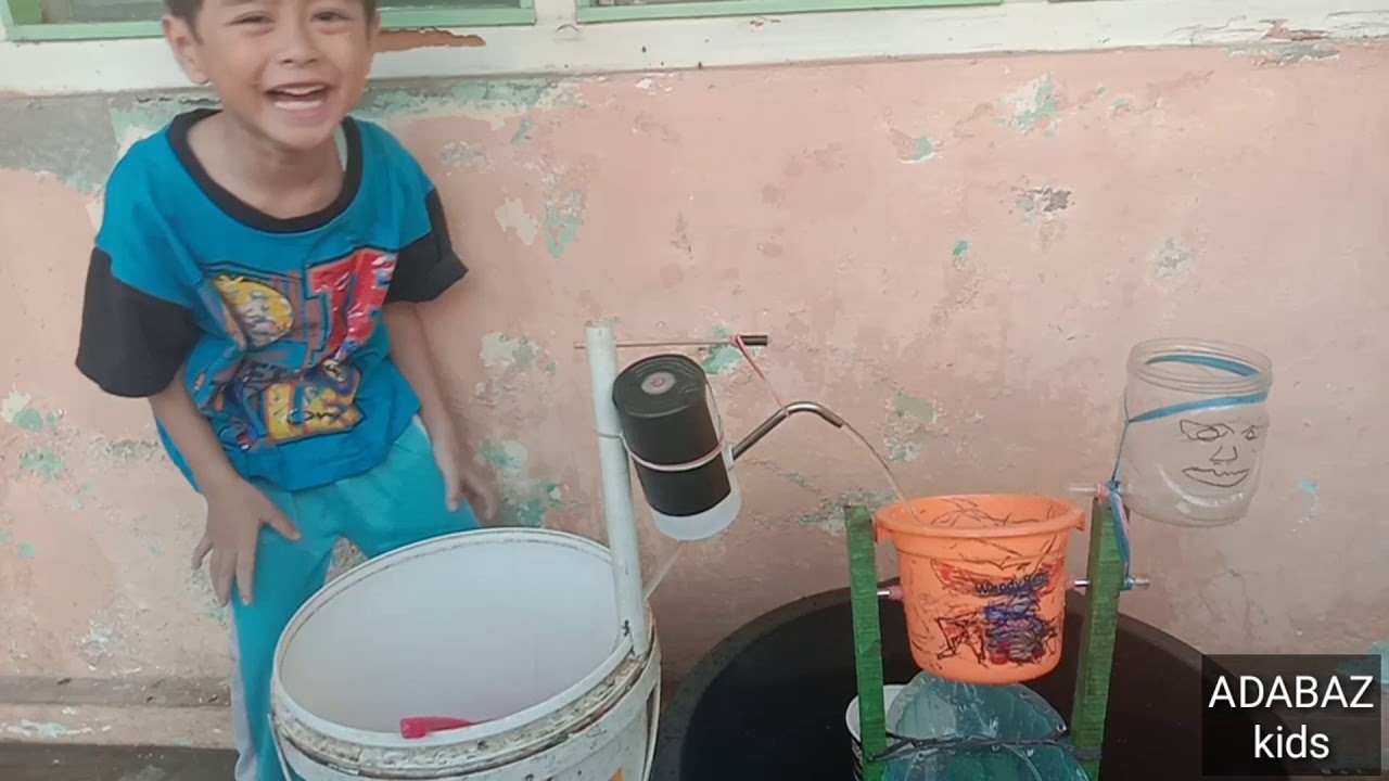 ember tumpah,miniatur water boom