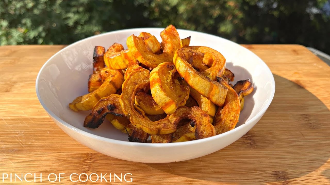 Maple Roasted Delicata Squash - Quick & Easy Side Dish