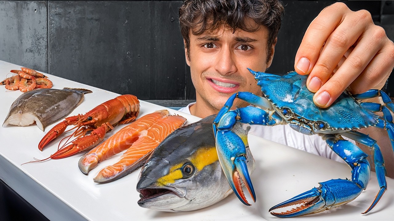 Я приготовил все популярные морепродукты!