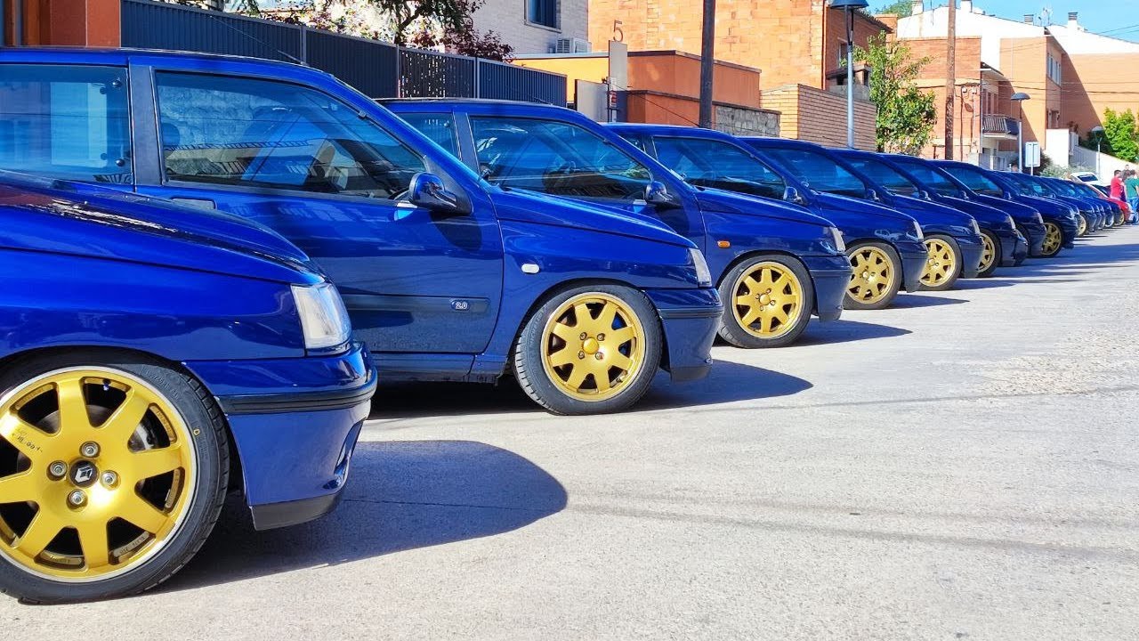 30-я годовщина CLIO WILLIAMS + Renault Sports Classics в Сан-Марти-де-Тус (Испания)