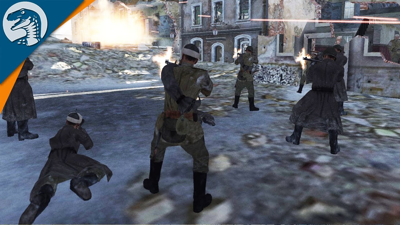 EPIC STALINGRAD INFANTRY CHARGE | COD MOD | Men of War: Assault Squad 2 [MOD] Gameplay