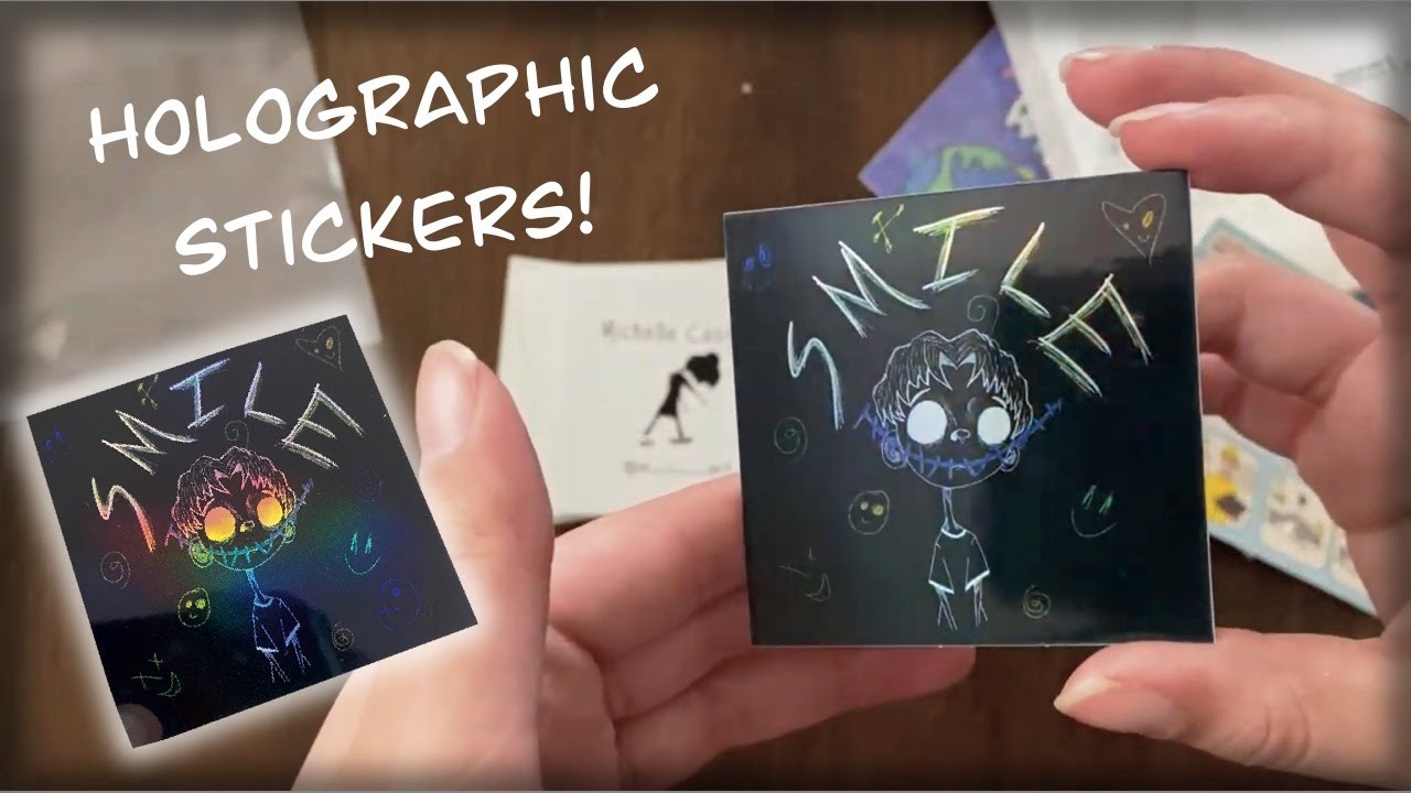 Holographic Stickers from StickerApp + Sorting Through Them