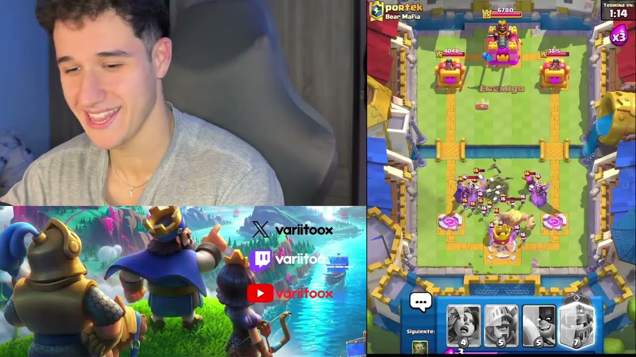 Subiendo COPAS en Clash Royale + Guerras de Clan | Directo
